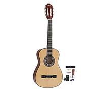 Classical Guitar Beginner Pack by Gear4music Half Size Natural