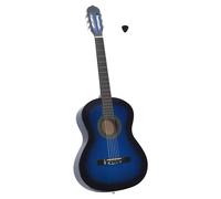 Classical Guitar Blue 4/4 (39") Basswood Nylon Strings Beginner 65cm Scale Handy