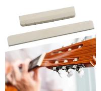 Classical Guitar Bridge Bull Bone, Superior 6 String Classical Guitar Bone Bridge Saddle And Nut Enhance Your Playing Experience