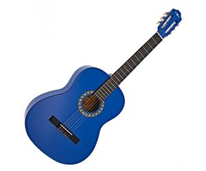 Classical Guitar by Gear4music Dark Blue