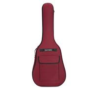 Classical Guitar Case|Guitar Bag for 40/41inch 600d Oxford Cloth Adjustable Gig Bag Waterproof Soft Backpack with Shoulder Trap Handle Large Capacity Dark Red