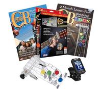 CLASSICAL Guitar Chord Buddy Learning System Teaching Aid with True Tune Clip-on Chromatic Tuner for Nylon-String, Wide-Neck Classic Guitars ChordBuddy Combo for Necks over 2" Wide