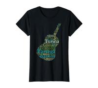 Classical Guitar Classical Guitarist Teacher Value Graphic T-Shirt, Women, Black, S