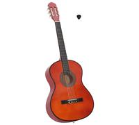 Classical Guitar Dark Brown 4/4 (39") Basswood Nylon Full Size 65cm Scale Player
