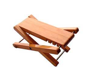 Classical Guitar Foot Stool Wood Guitar Footstool Foot Rest 3 Gear Height Adjustable Foot Pedal For Guitar Bass Playing