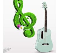 Classical Guitar For Beginner Adults, Full Size 40 Inch Wooden Guitar with Gig Bag, Strings, Strap, Tuner, Picks Christmas Gifts(Green)