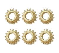 Classical Guitar Gear Replacement Set 6PCS Iron Tuning Gears Guitar Tuning Accessories With Hexagonal Shafts Gears