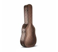 ＡＷＨＡＯ Classical Guitar Hardshell Case Classical Guitar Case Pressure Resistant Musical Instrument Storage for Artists, Transport, Palace Pattern Red Velvet PU Leather Guitar Case with Handle