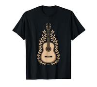 Classical Guitar Heartbeat ECG Pulse Nylon String Musician T-Shirt