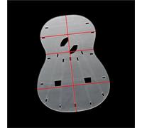 Classical Guitar Making Template Includes Outline Soundhole And Bracing Layout (Transparent Acrylic) Guitar Tuning Peg Set(Style 2)