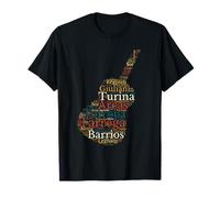 Classical Guitar - Spanish Guitar composers T-Shirt