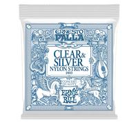 Classical Guitar Strings Nylon Ernie Ball Ernesto Palla Clear Silver 100% Genuin