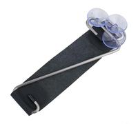 Classical Guitar Support Frame, Z-Type Right Handed Guitar Rest with Stainless Steel Build and Leather Belt, Foldable Stand for Flamenco Fingerstyle Ukulele Lute Mandolin (Black)