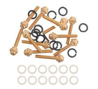 Classical Guitar Tuner Handle Mounting Screws M2.5x18.5 with Washers | Precise Compatibility for Three-in-a-row Tuning Peg Hardware, Supports Fast DIY Repair, Minimizes Installation Resistance