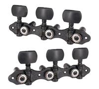 Classical Guitar Tuners Machine Heads, 1:18 Gear Ratio, Black Bronze Tuning Pegs for Classical Guitar with 35mm Shaft Spacing