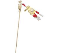 Classical Hair Fork,Retro Metal Chignon Pins, Chinese Wind Hairpin Long Hair Pin for Wedding Pearl Tassel Hair Stick