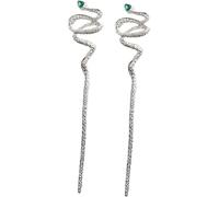 Classical Hair Fork,Retro Metal Chignon Pins, Snake Accessories Set 2pcs Silver Hairpin Chopsticks Traditional Chinese for Women Styling Hair Sticks for Parties(Silver)
