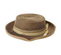 Classical Hat For Women Man With Woven Belt Panama Roll Brims Wool Cosplay Costume Adult Dress Up Western Hat