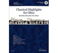 Classical Highlights for Oboe Play-along oboe and piano (intermediate) with Onli
