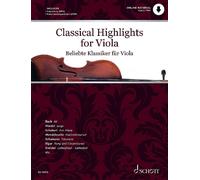 Classical Highlights for Viola Play-along viola and piano (intermediate) with On