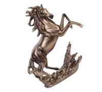 Classical Horse Sculpture Resin Desktop Ornament Decorative Art Object Decoration for Bookshelf or Desk Display Hand Painted Horse Figurine