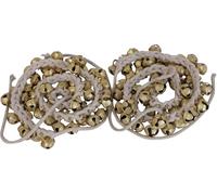 Classical Kathak Ghungroo Pair 16 No. Big Bells Tied with Cotton Cord For Anklet Dancing Accessories (75-75 Bells)