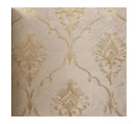Classical Large Pattern Wallpaper 3D Embossed PVC Wall Covering Luxurious Damask Design for Living Room Bedroom 0.53 * 9.5M(B)