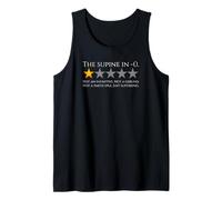 Classical Latin Grammar Meme - The Supine - Ancient Language Tank Top