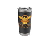 Classical Latin Quote - Carthage Must Be Destroyed - History Stainless Steel Insulated Tumbler