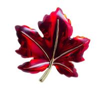 Classical Leafage Inspired Brooch Pin Elegant Autumn Fall Thanksgiving Theme Badge for Jackets Bags Scarf Decoration Retro Pin