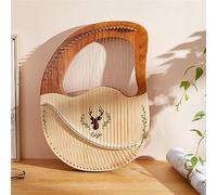 Classical Lyre Harp Instrument, Easy For Beginners To Learn Lap Harp, 16-string Lyre Instrument And Many Types Styles (Color : 27-Stringed - Spruce Log)