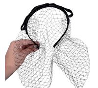 Classical Mesh Veil Headband For Women Girl Vintage 1920s Costume Head For Weddings Parties And Themed Event Headband