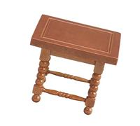 Classical Miniature End Table Model Figurine 1/12 Scale Doll House Furniture for Various Scene Setting Craft Essential Doll House Accessories