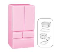 Classical Miniature Fridge Furniture Toy For 1/12 Dollhouses Imaginative Fun With Realistic Detail Functional Drawer Dollhouses Fridge