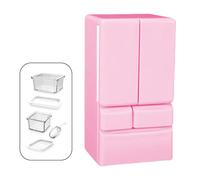 Classical Miniature Fridge Furniture Toy For 1/12 Dollhouses Imaginative Fun With Realistic Detail Functional Drawer Double Door Miniature Fridge