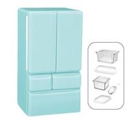Classical Miniature Fridge Furniture Toy For 1/12 Dollhouses Imaginative Fun With Realistic Detail Functional Drawer Miniature Refrigerator