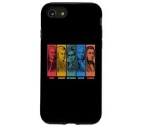 Classical Music Composers Bach Mozart Beethoven Haydn Chopin Case for iPhone SE (2020) / 7/8