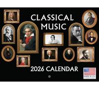 Classical Music Composers Calendar 2026