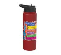 Classical Music Composers signatures Stainless Steel Insulated Water Bottle