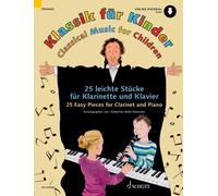Classical Music for Children clarinet in Bb and piano (very easy - easy) with On
