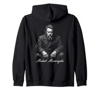 Classical Music Modest Mussorgsky Composer Icon Zip Hoodie