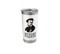 Classical Music Opera Violin Piano Composer Richard Wagner Stainless Steel Insulated Tumbler