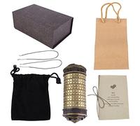 Classical Password Letter Code Lock, Romantic Gift Box with Customizable Combination Metal Ring Holder for Engagement Proposal, Jewelry Love Notes (Default: ILOVEU)