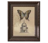 Classical Photo Frame Empty Picture Frame Gold Ornate Resin Relief Texture For Wall Tabletop Living Room Bedroom Dining Decor(D)