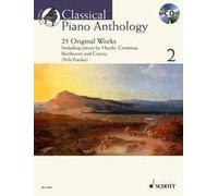 Classical Piano Anthology Vol. 2 piano (easy - intermediate) with CD 25 Original