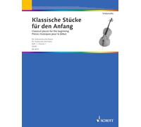 Classical pieces for the beginning Book 1 - cello and piano - ED 4918