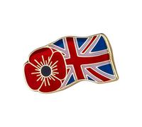 Classical Poppies Flower Brooch Pin Vintage Alloy Jewelry Elegant Design Badge Charm for Coat Scarf Hat Decoration Gifts Fashion Lapel Pin