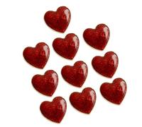 Classical Red Heart Shaped Brooch Crafted From Premium Kirsite for Sturdy Fashion Accessory Enhancement Versatile Brooch