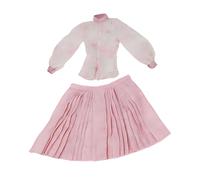 Classical Republic Period Inspired Costume Set for 1/6 Scale Dolls Stylish Doll Costume Traditional Chinese Dollhouse-accessories Pretend Play Furniture Toys