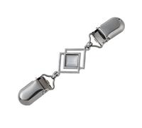 Classical Retro Styles Cats Eye Gemstones Sweater Clip Secure Shawl Holder and Skirt Waistband Fastener Cardigan Clip Retro Shawl Pin for Women